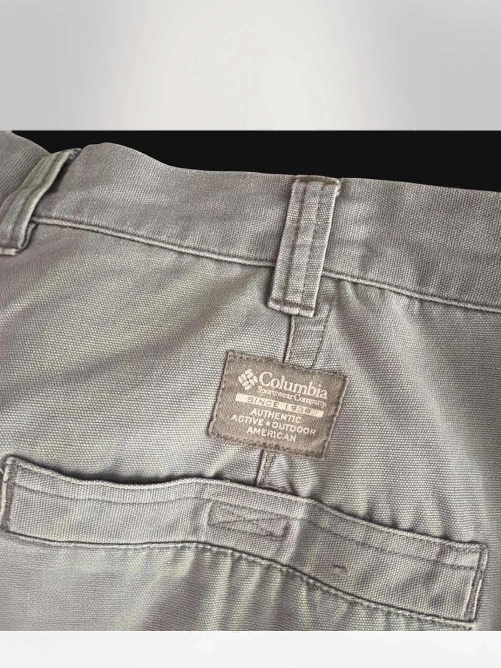 Columbia Men's Gray hiking Pants - Classic Straight Fit